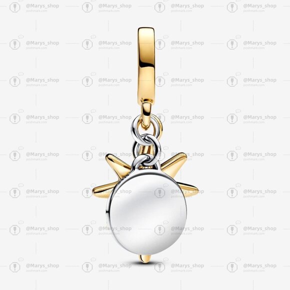 Pandora Engravable North Star Lab-grown Diamond Dangle Charm - Picture 4 of 7